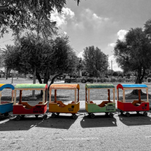 children's train in Be'eri